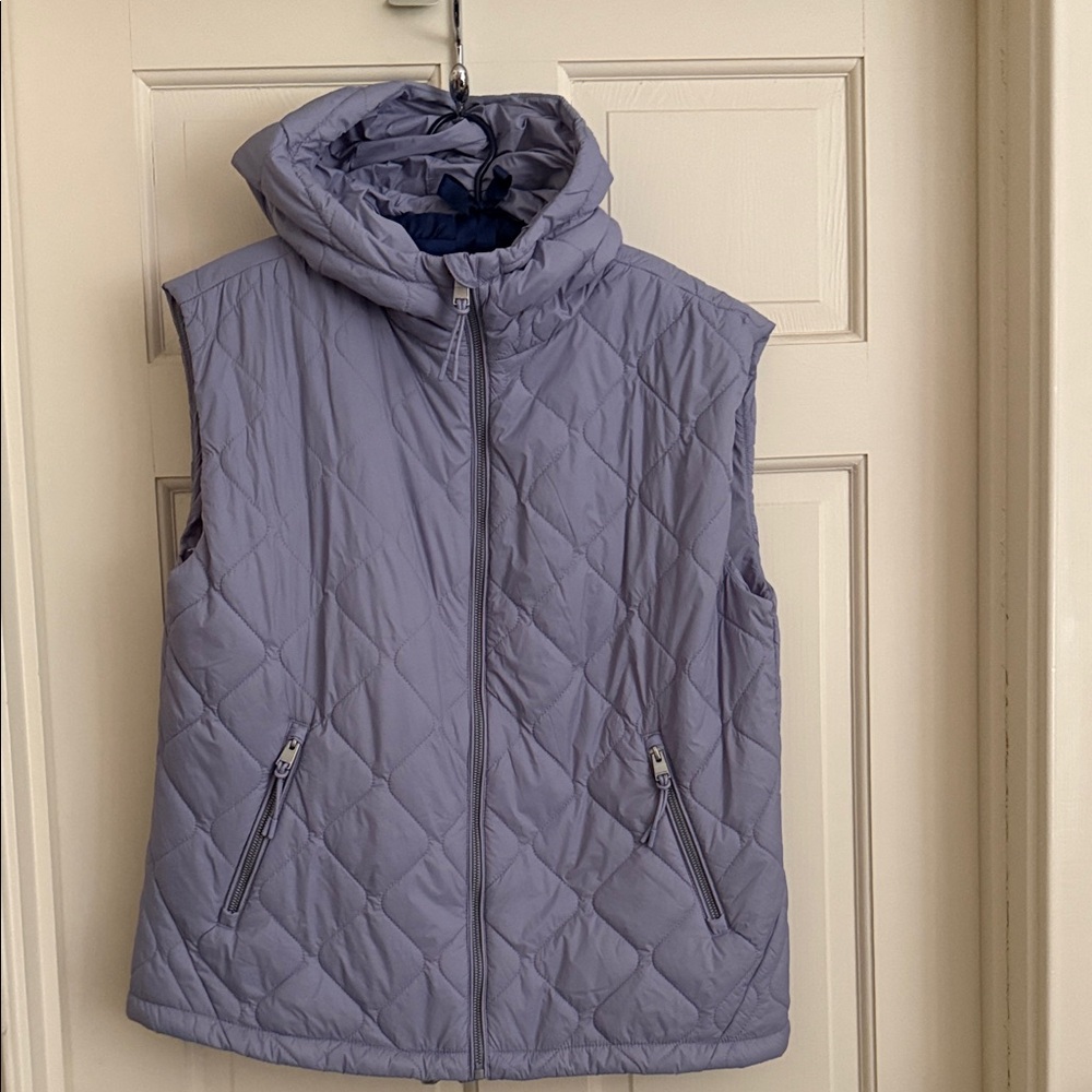 Calvin Klein Lavender Quilted Puffer Vest